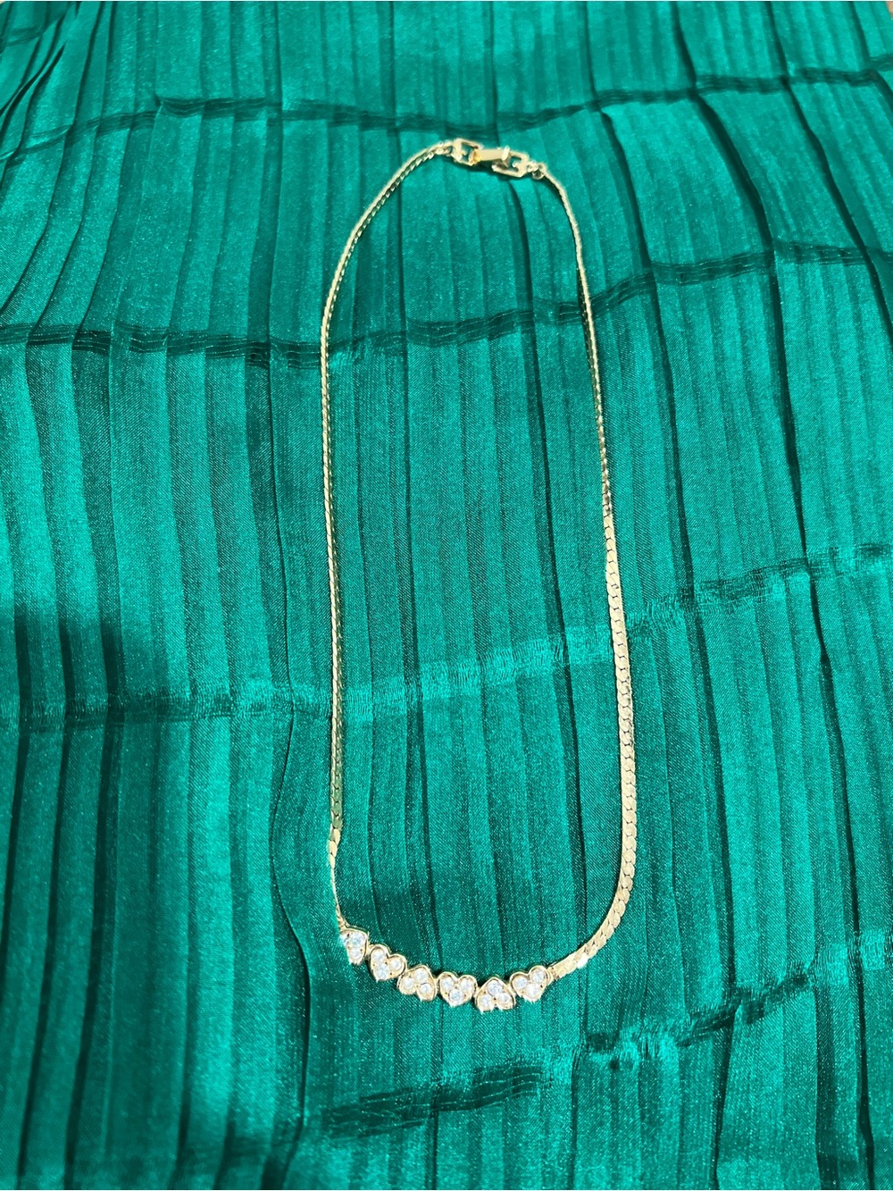 Givenchy Gold-Tone Heart Crystal Necklace - Elegant Women’s Jewelry